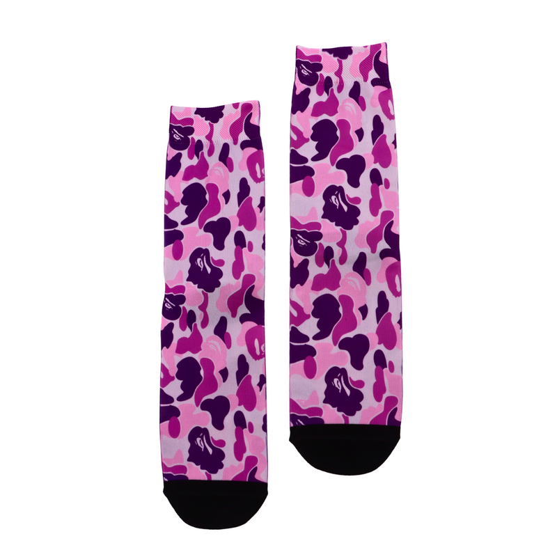 Purple Camo Socks