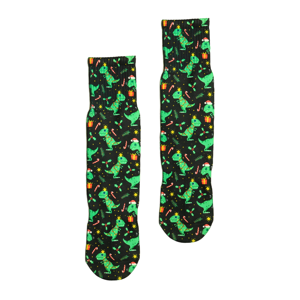 Dino-Mite Christmas Socks