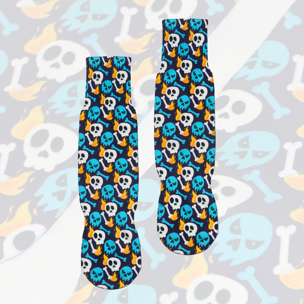 Skull Symphony Socks