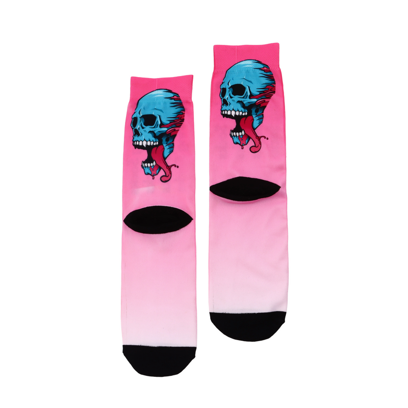 Blue Skull Socks