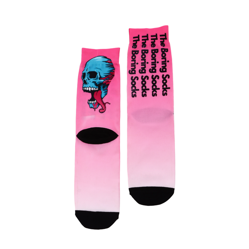 Blue Skull Socks