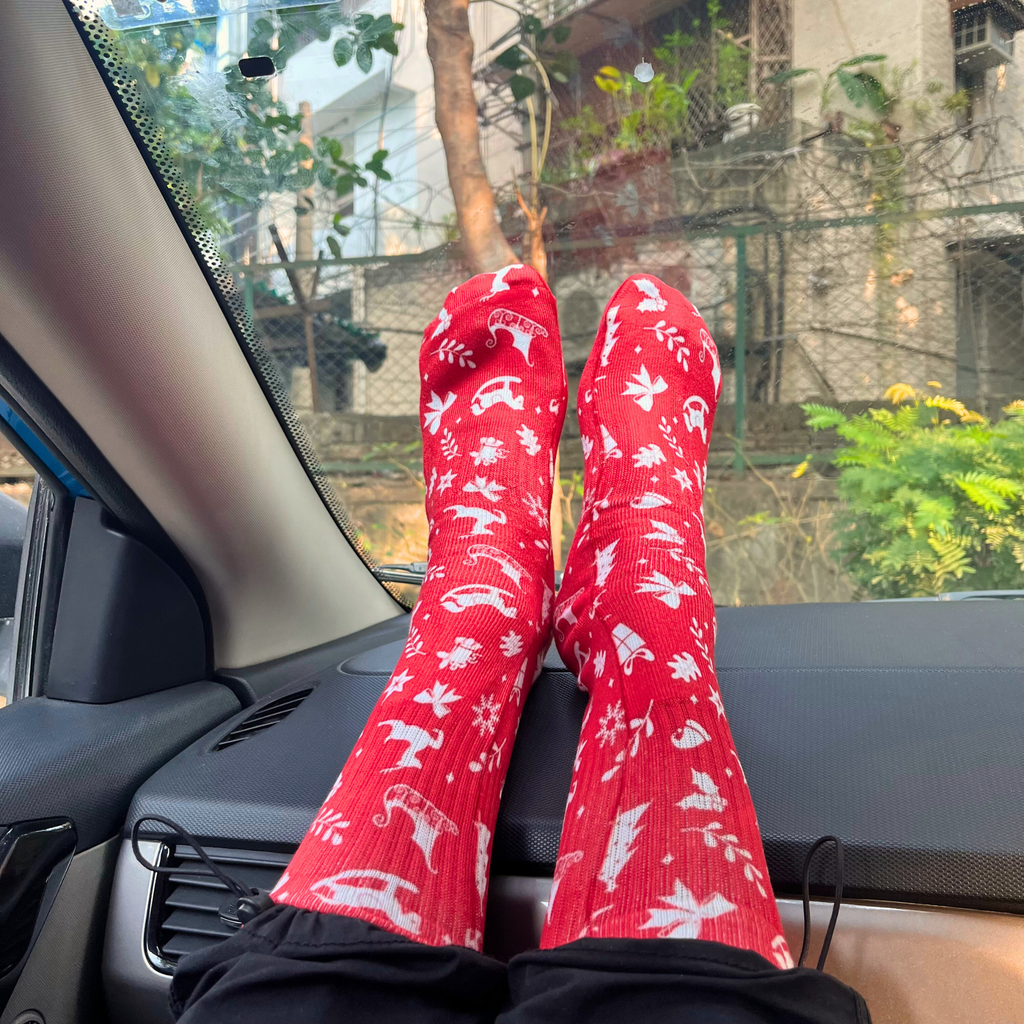 Reindeer Socks