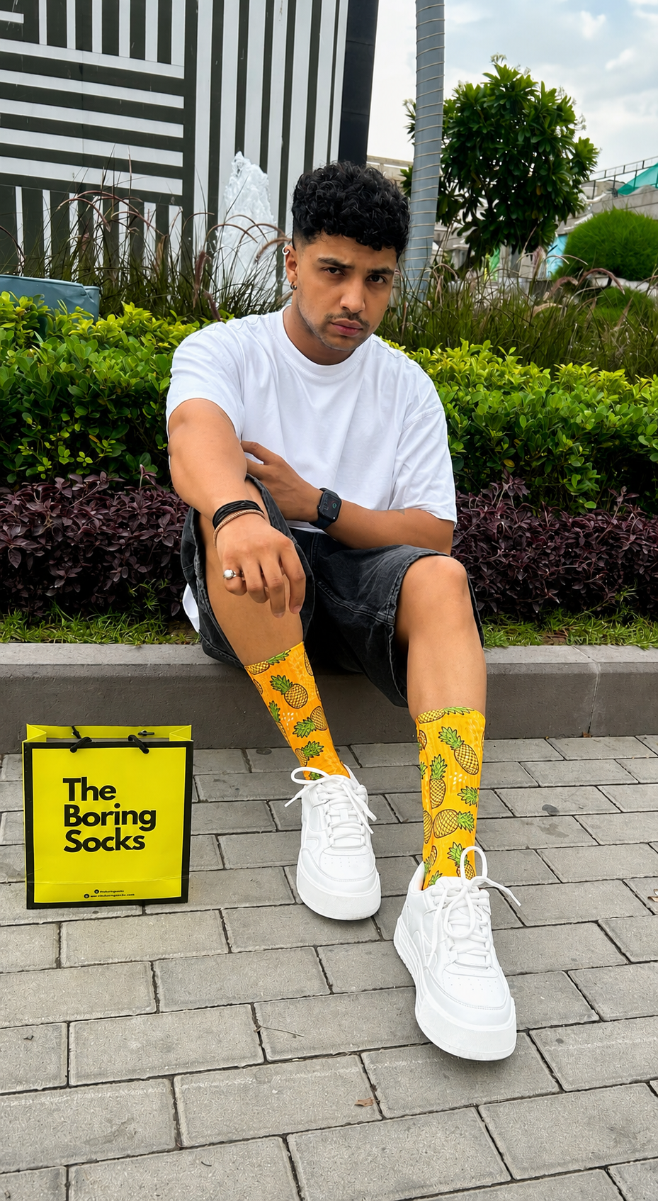 Pineapple Party Socks