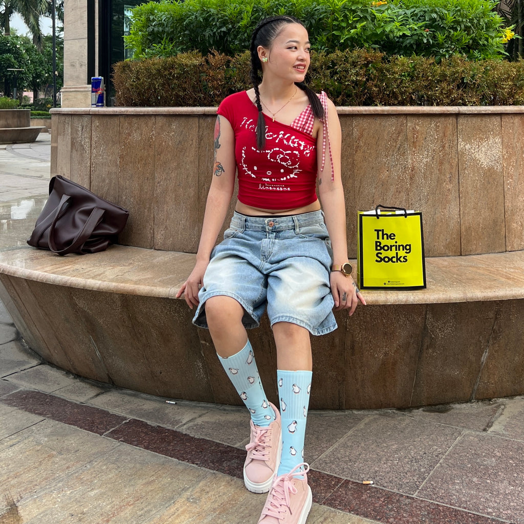 Penguin Parade Socks